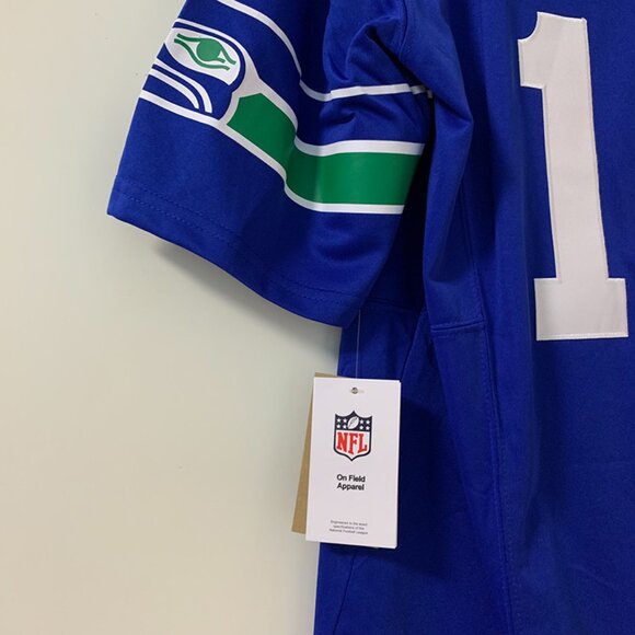 Nike SDK Metcalf Royal Seattle Seahawks No. 14 Blue Jersey - Picture 4 of 10